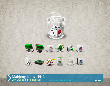 Mahjong Icons ( www.rezagraphic.ir )