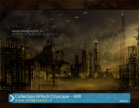 مجموعه براش هایتک دورنمای شهر – Collection HiTech Cityscape