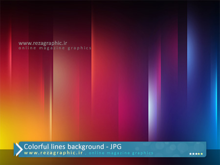 Colorful lines background ( www.rezagraphic.ir )