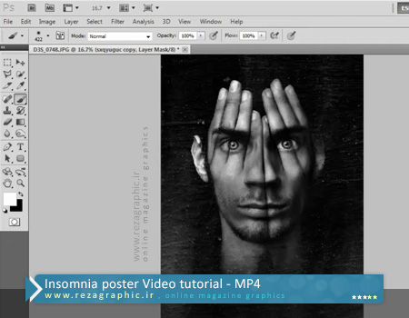 Insomnia poster Video tutorial ( www.rezagraphic.ir )