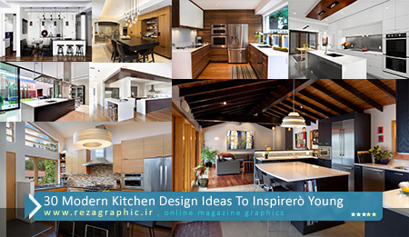 ۳۰ Modern Kitchen Design Ideas ( www.rezagraphic.ir )