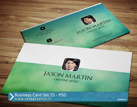 Card Visti Set 25 ( www.rezagraphic.ir )