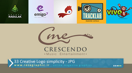 ۳۳ Creative Logo simplicity ( www.rezagraphic.ir )