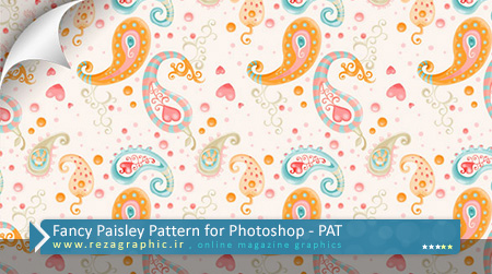 Fancy Paisley Pattern for Photoshop ( www.rezagraphic.ir )