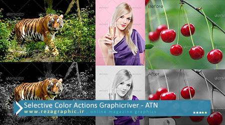 Selective Color Actions Graphicriver ( www.rezagraphic.ir )