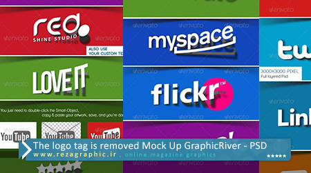 The logo tag is removed Mock Up GraphicRiver PSD ( www.rezagraphic.ir )