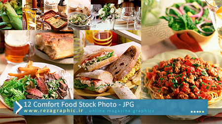 ۱۲ Comfort Food Stock Photo ( www.rezagraphic.ir )