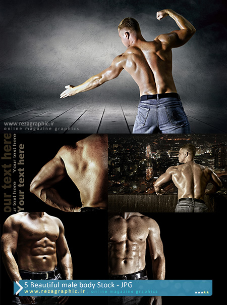 ۵ Beautiful male body Stock ( www.rezagraphic.ir )