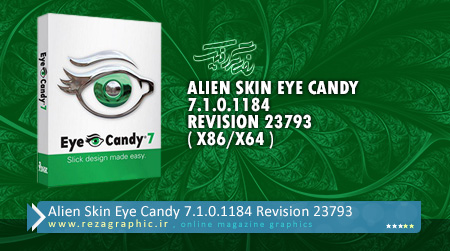 Alien Skin Eye Candy 7.1.0.1184 Revision 23793 ( www.rezagraphic.ir )