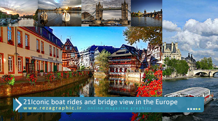 ۲۱Iconic boat rides and bridge view in the Europe ( www.rezagraphic.ir )