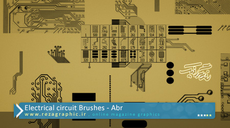 Electrical circuit Brushes ( www.rezagraphic.ir )