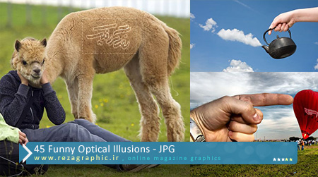 ۴۵ Funny Optical Illusions ( www.rezagraphic.ir )