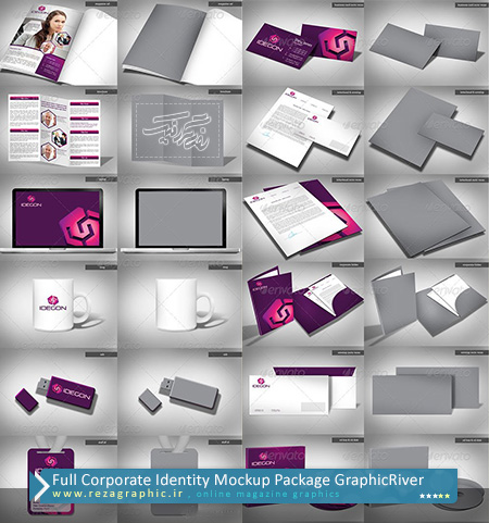 Full Corporate Identity Mockup Package GraphicRiver ( www.rezagraphic.ir )
