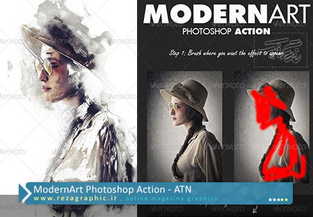 ModernArt Photoshop Action ( www.rezagraphic.ir )