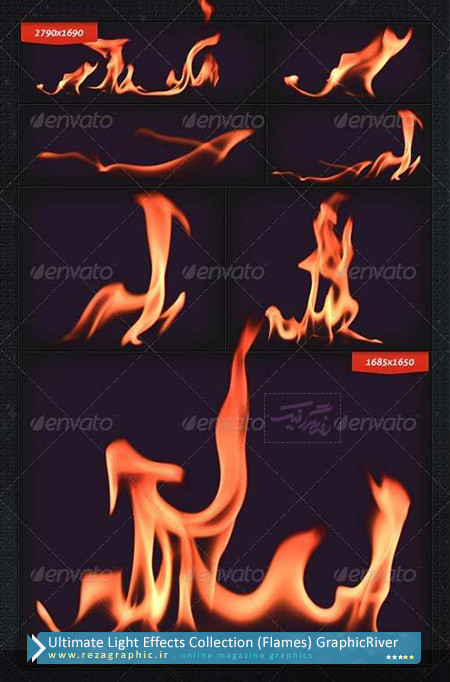 Ultimate Light Effects Collection (Flames) GraphicRiver ( www.rezagraphic.ir )