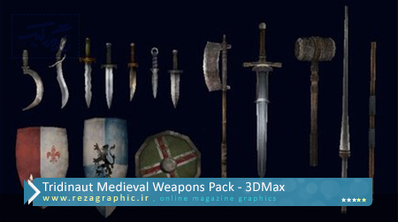 Tridinaut Medieval Weapons Pack 3DMax ( www.rezagraphic.ir )