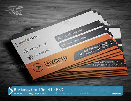 Business Card Set 41 PSD ( www.rezagraphic.ir )