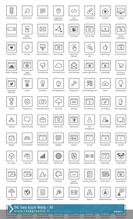 ۹۶ Seo Icon Web ( www.rezagraphic.ir )