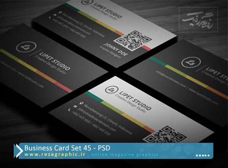Business Card Set 45 PSD ( www.rezagraphic.ir )