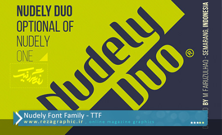 Nudely Font Family ( www.rezagraphic.ir )