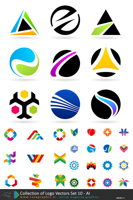 Collection of Logo Vectors Set 10 ( www.rezagraphic.ir )