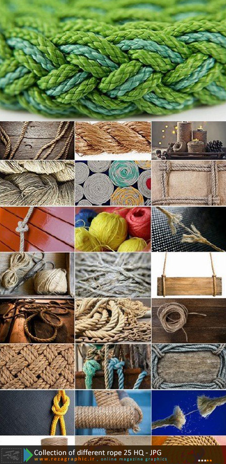 Collection of different rope 25 HQ ( www.rezagraphic.ir )