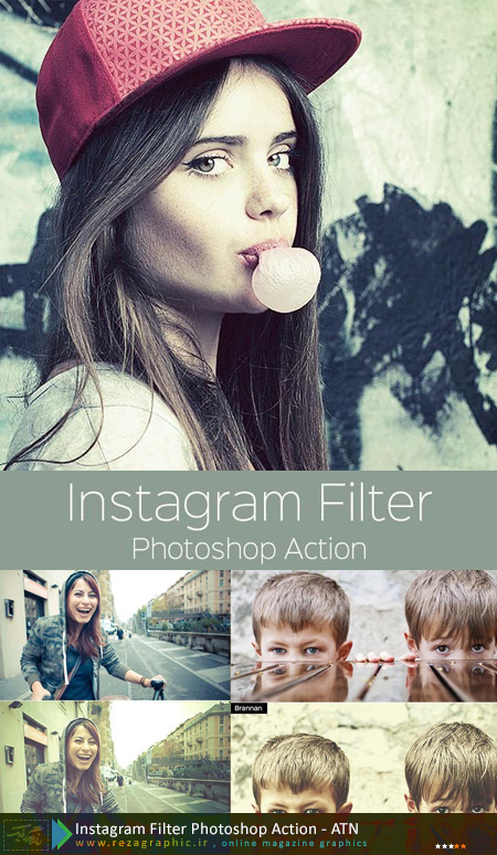 Instagram Filter Photoshop Action ( www.rezagraphic.ir )