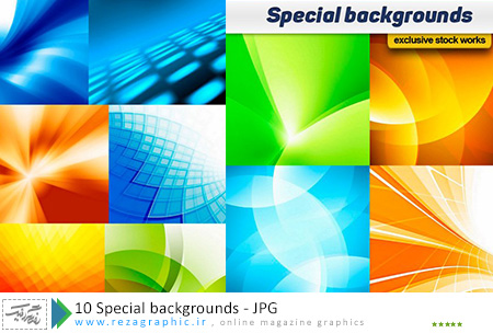 ۱۰ Special backgrounds ( www.rezagraphic.ir )