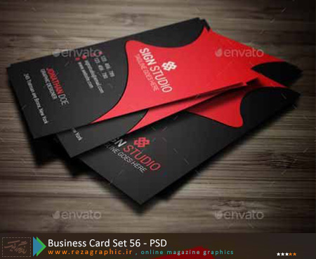 Business Card Set 56 PSD ( www.rezagraphic.ir )