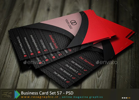 Business Card Set 57 PSD ( www.rezagraphic.ir )