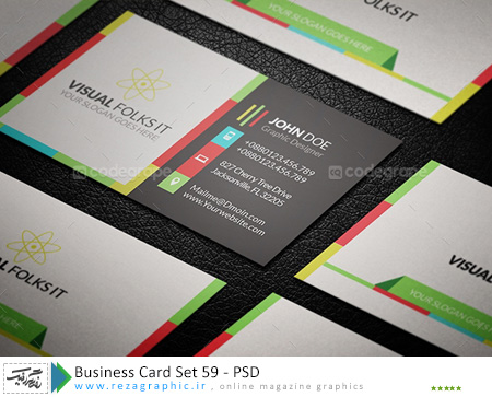 Business Card Set 59 PSD ( www.rezagraphic.ir )