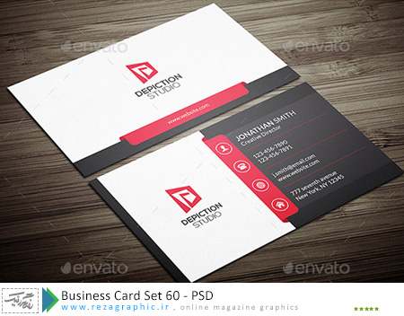 Business Card Set 60 ( www.rezagraphic.ir )