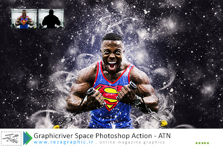 Graphicriver Space Photoshop Action ( www.rezagraphic.ir )