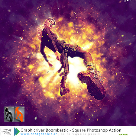 Graphicriver Boombastic – Square Photoshop Action ( www.rezagraphic.ir )