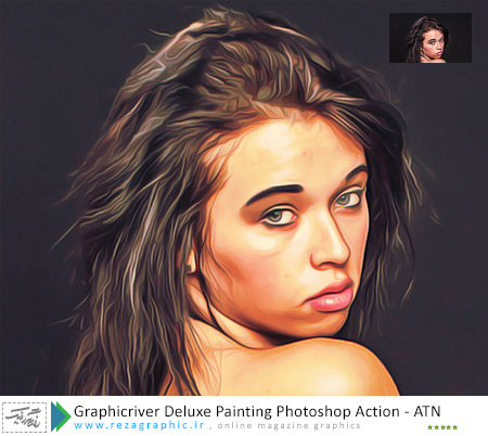 Graphicriver Deluxe Painting Photoshop Action ( www.rezagraphic.ir )