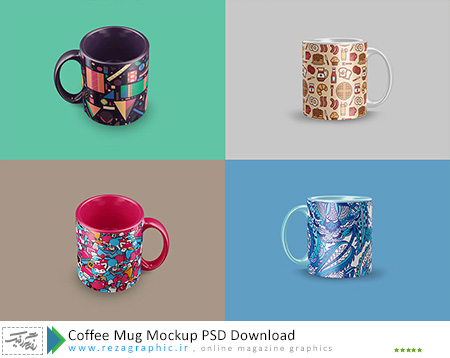 Coffee Mug Mockup PSD Download ( www.rezagraphic.ir )