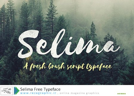 Selima Free Typeface ( www.rezagraphic.ir )