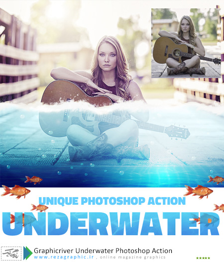 Graphicriver Underwater Photoshop Action ( www.rezagraphic.ir )