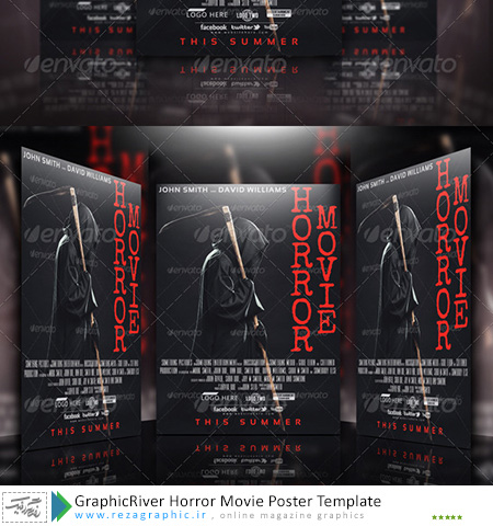 GraphicRiver Horror Movie Poster Template ( www.rezagraphic.ir )