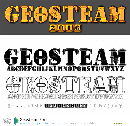 Geosteam Font ( www.rezagraphic.ir )