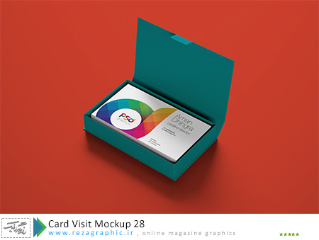 Card Visit Mockup 28 ( www.rezagraphic.ir )