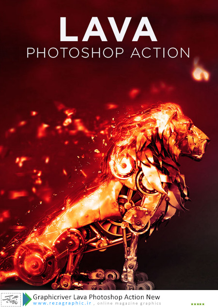 Graphicriver Lava Photoshop Action New ( www.rezagraphic.ir )