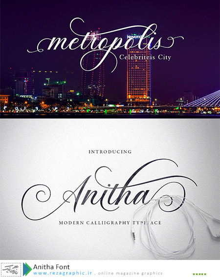 Anitha Font ( www.rezagraphic.ir )