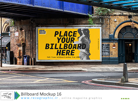 Billboard Mockup 16 ( www.rezagraphic.ir )