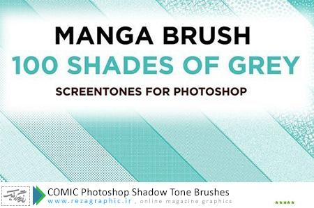 COMIC Photoshop Shadow Tone Brushes ( www.rezagraphic.ir )