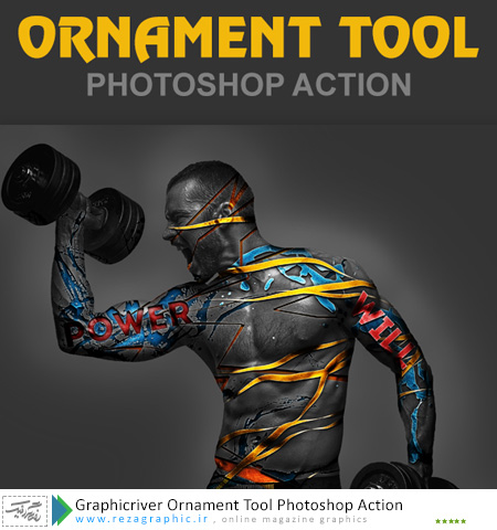 Graphicriver Ornament Tool Photoshop Action ( www.rezagraphic.ir )