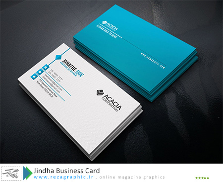 Jindha Business Card ( www.rezagraphic.ir )