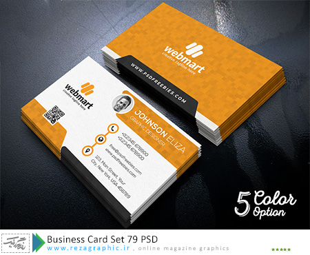 Business Card Set 79 PSD ( www.rezagraphic.ir )