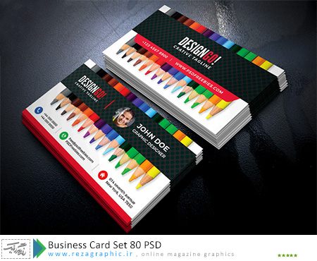 Business Card Set 80 PSD ( www.rezagraphic.ir )