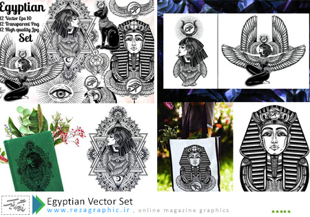 Egyptian Vector Set ( www.rezagraphic.ir )